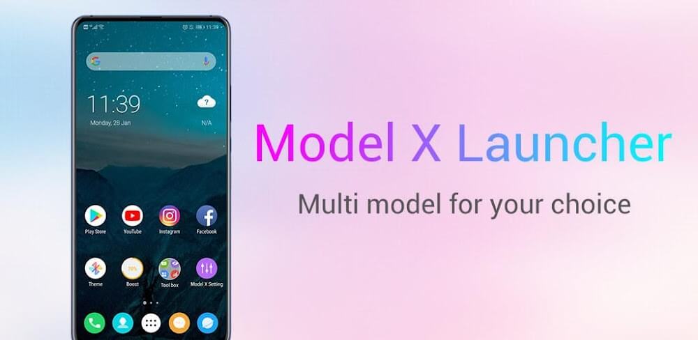 Model X Launcher v9.3 MOD APK (Premium Unlocked)