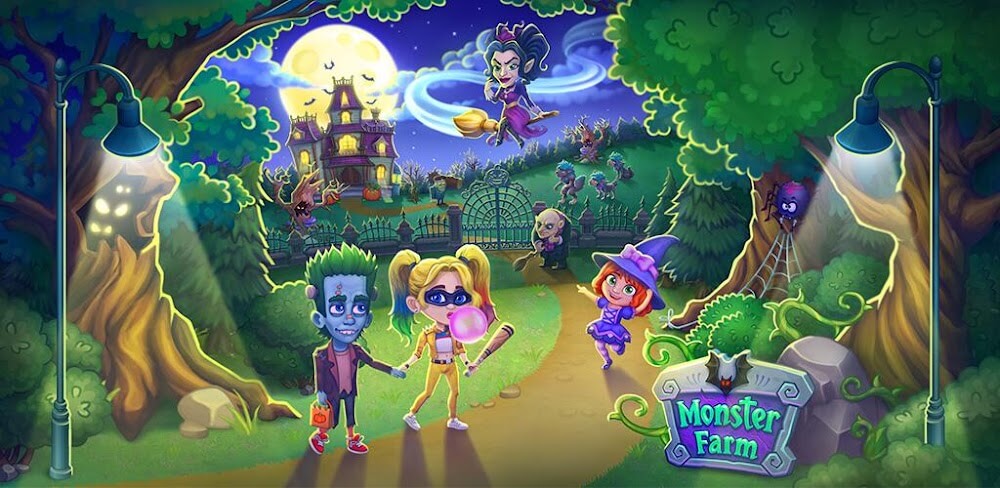 Monster Farm. Family Halloween v2.32 MOD APK (Unlimited Money)