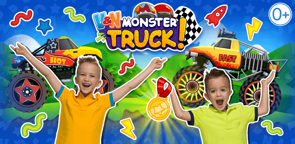Monster Truck Vlad Niki v1.9.5 MOD APK (Unlimited Gold, Gears)