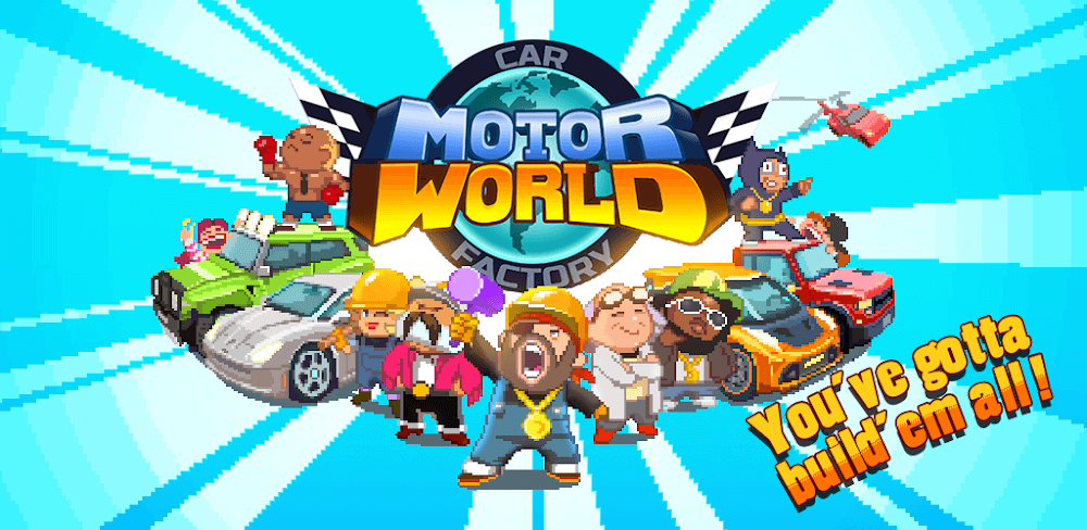 Motor World Car Factory MOD APK v1.9037 (Unlimited Money)