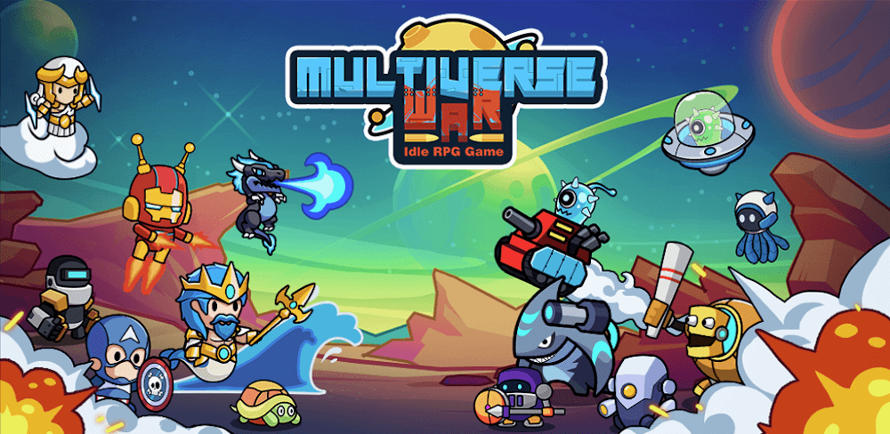 Multiverse War: Idle RPG v1.1.0 MOD APK (Free Purchase, God Mode)