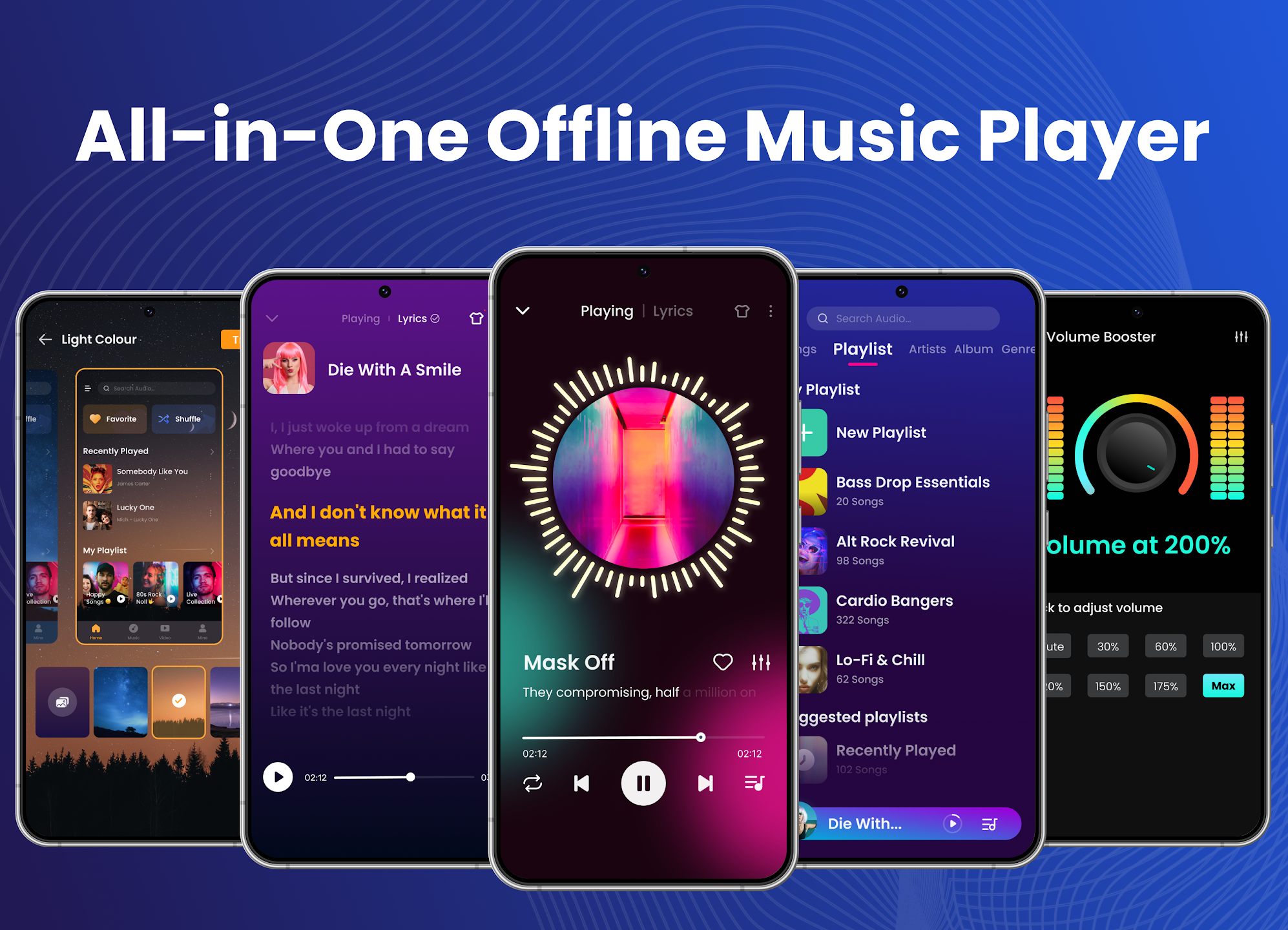 Offline Music Player: Play MP3 v1.02.121.0211 MOD APK (VIP Unlocked)