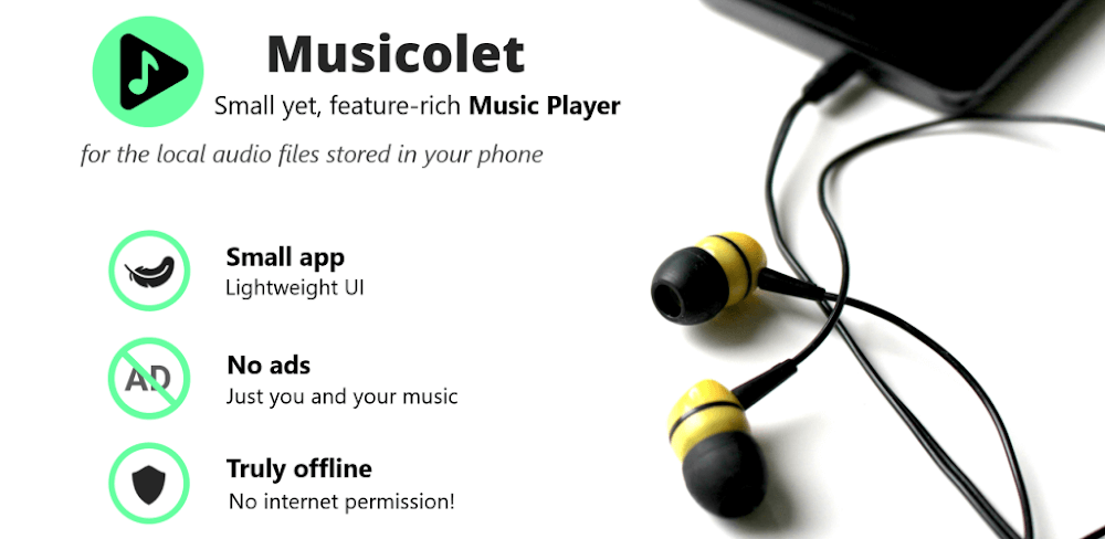 Musicolet Music Player v6.11.1  MOD APK (Pro Unlocked)