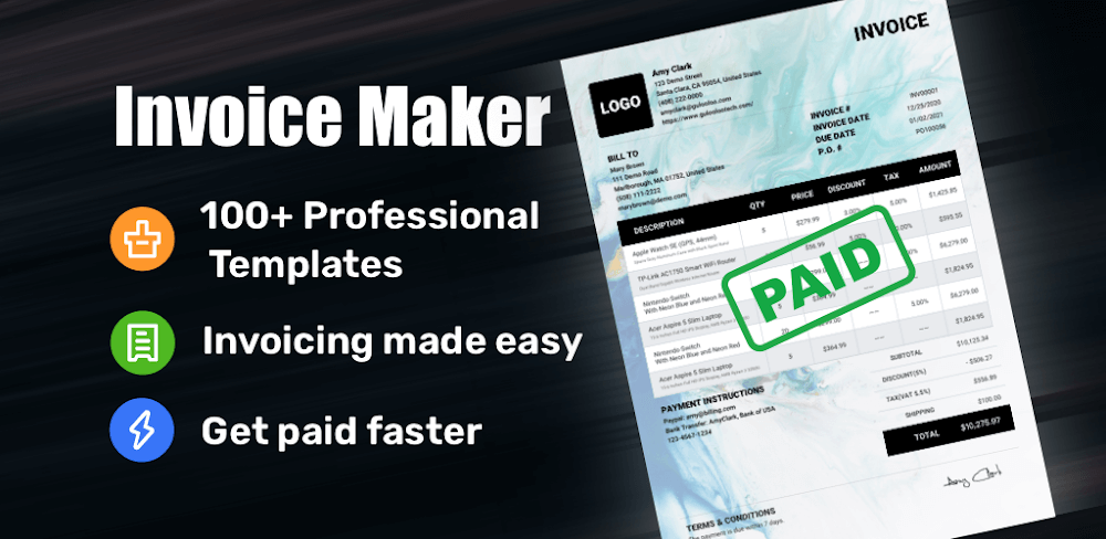 My Invoice Generator & Invoice v1.02.55.0207 MOD APK (Premium Unlocked)