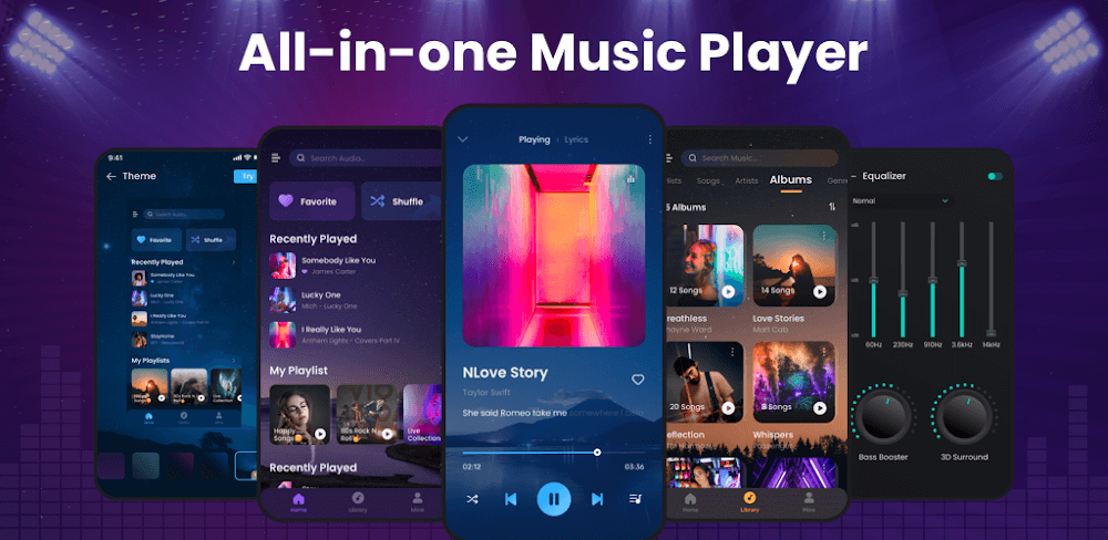 Music Player v1.02.44.0824 MOD APK (Pro Unlocked)