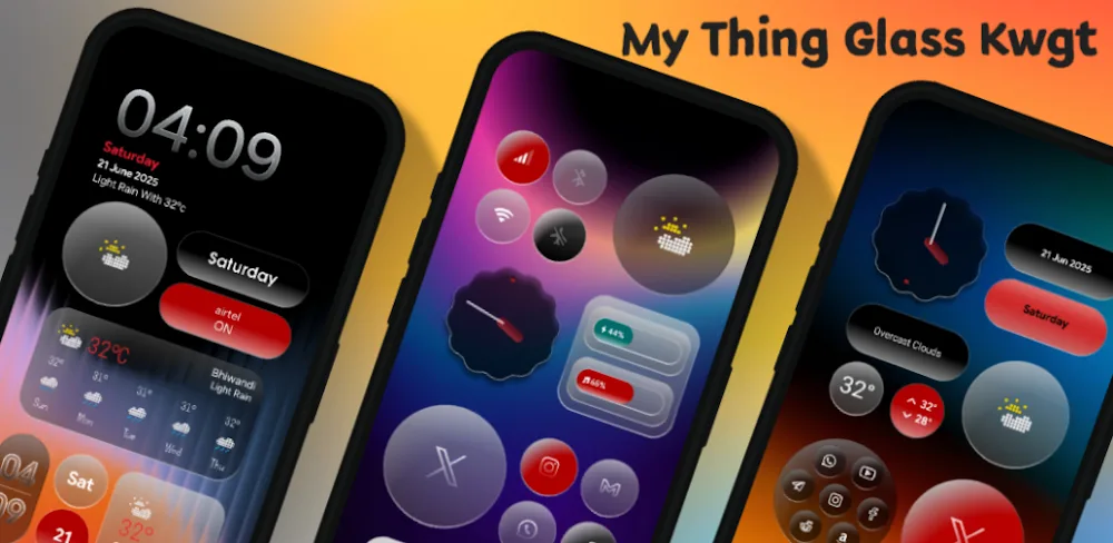 My Thing Glass KWGT v1.7.1 APK (Full Version)