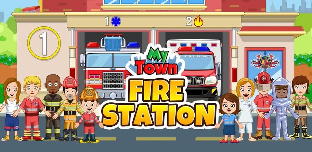 My Town: Fire station Rescue v1.34 APK (Full Game)
