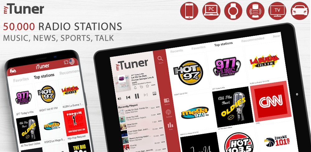 myTuner Radio v9.8.1 MOD APK (Premium Unlocked)
