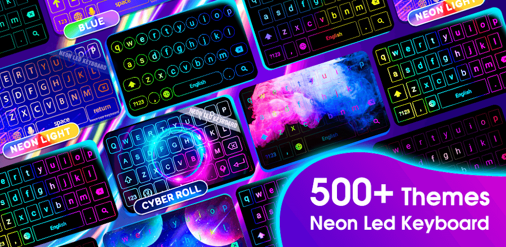 Neon LED Keyboard v3.9.0 MOD APK (Premium Unlocked)