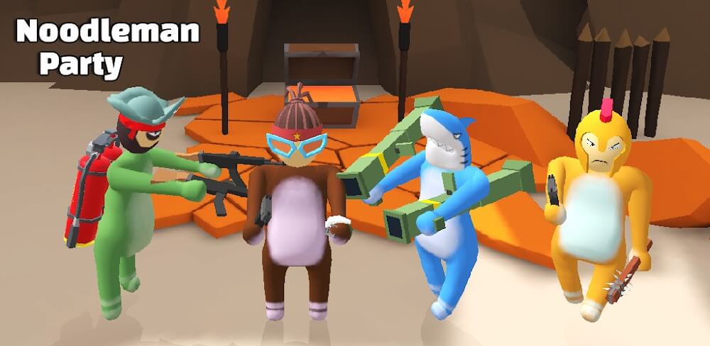 Noodleman Party: Fight Games v4.0 MOD APK (Unlimited Money)