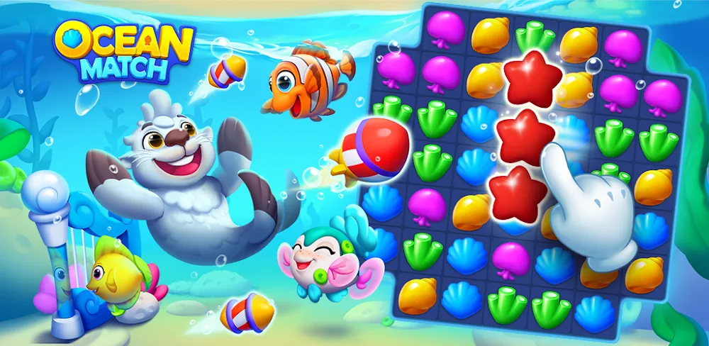 Ocean Match v3.3.7 MOD APK (Menu, Game Speed)