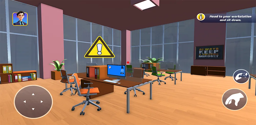 Office Life Simulator Boss PA v0.7 MOD APK (Menu, High Money, ADs Removed)