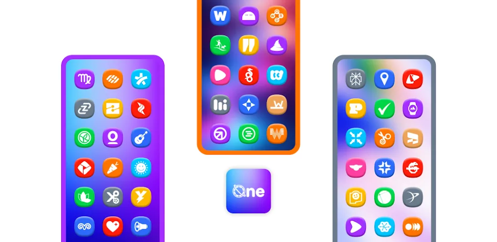One 3D Color Icon Pack v6.1 APK (Full Version)