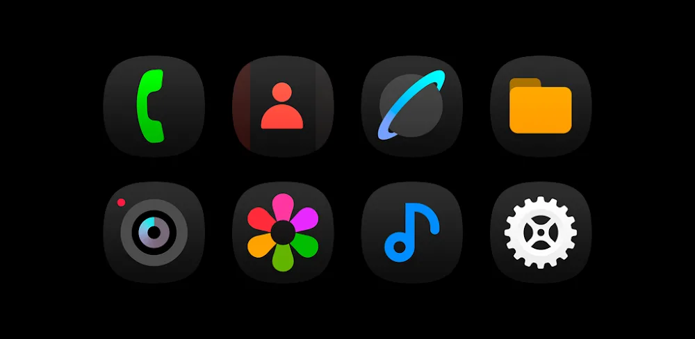 OnePro Dark - Icon Pack v1.5.2 APK (Full Version)