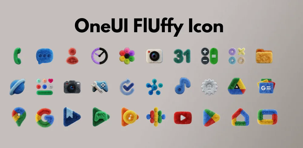 OneUI Fluffy Icons v1.4 APK (Full Version)