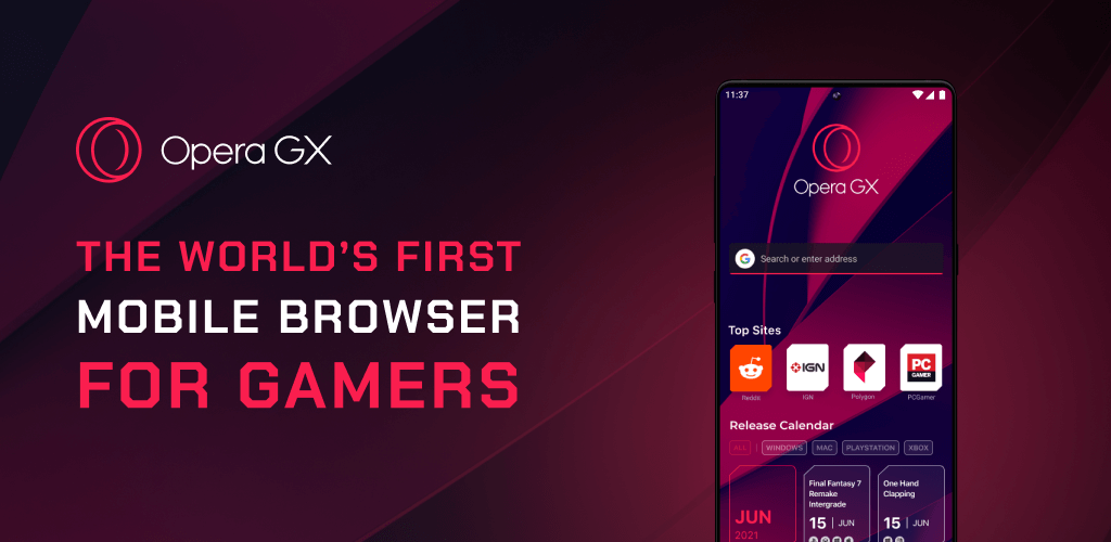 Opera GX: Gaming Browser v1.8.7 APK + MOD (More Optimized)