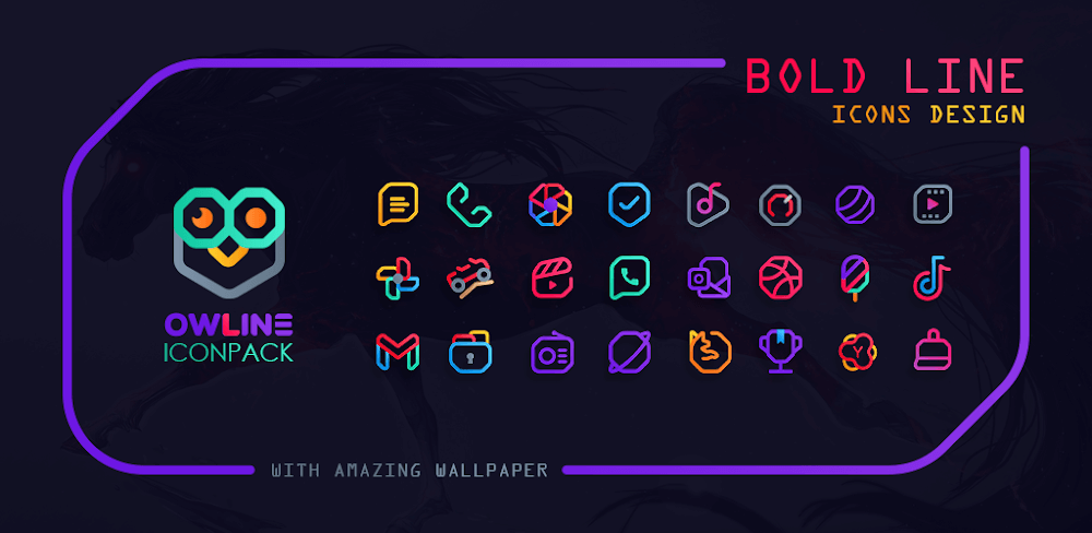 Owline Icon pack v3.9 APK (Patched)
