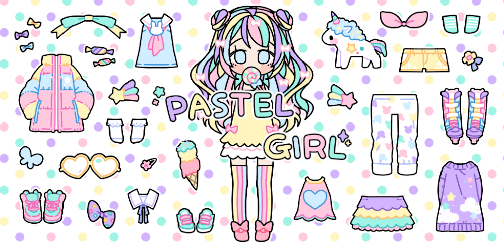 Pastel Girl: Dress Up Game v2.7.6 MOD APK (Free Purchases)