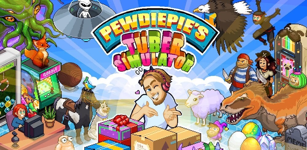 PewDiePie's Tuber Simulator v2.71.0 MOD APK (Unlimited Money)