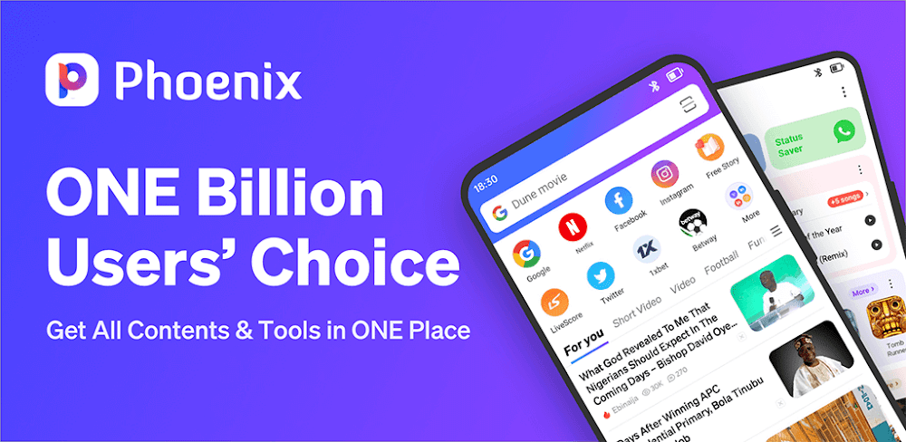 Phoenix Browser v20.7.2.6380 MOD APK (Premium Unlocked)