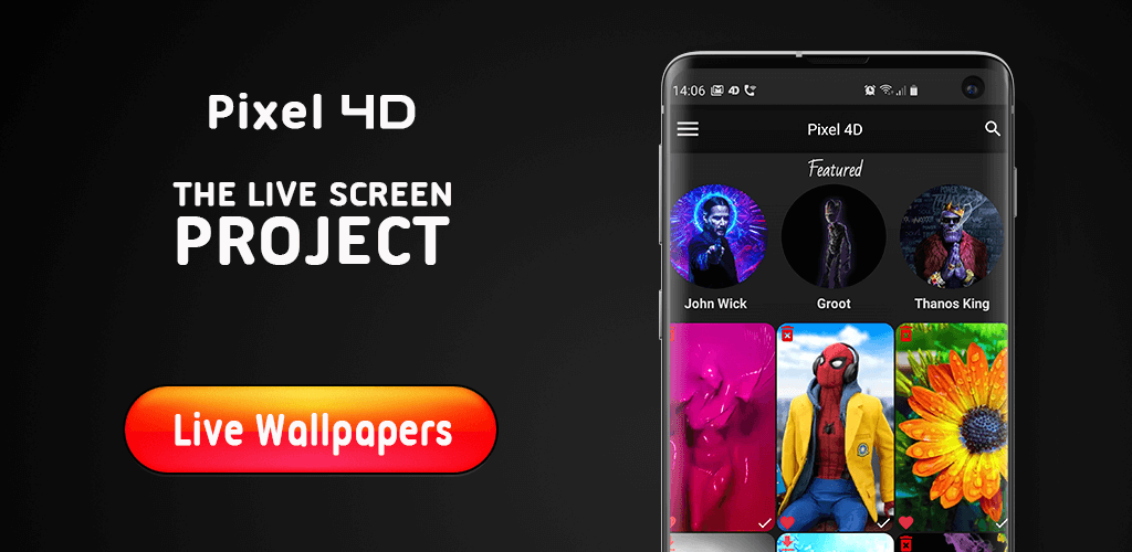 Pixel 4D Live Wallpapers v3.4.7 APK + MOD (Premium Unlocked)
