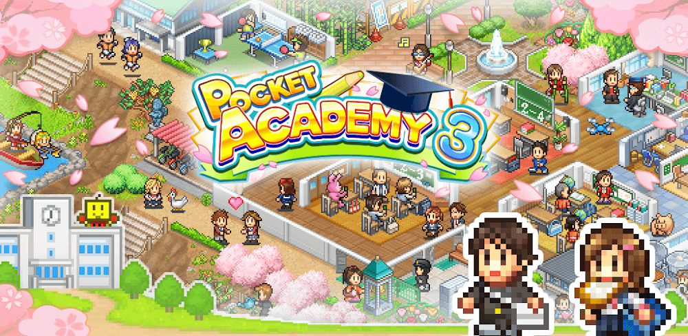 Pocket Academy 3 v1.3.2 MOD APK (Unlimited Money, Points)