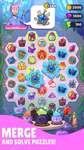Potion Merge: Tower Mystery MOD APK V1.123.3 (Undecreased Coins, Undecreased Gems)