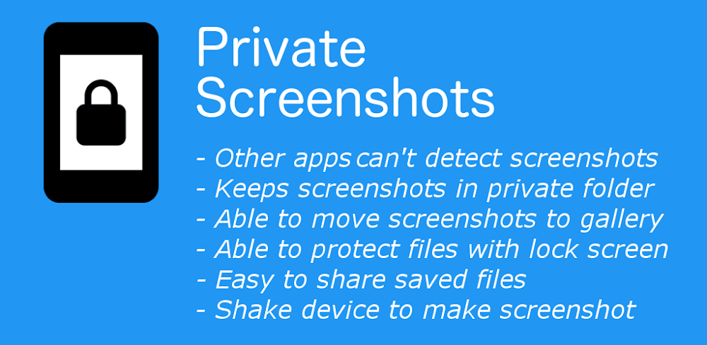 Private Screenshots v1.18.16 MOD APK (Premium Unlocked)