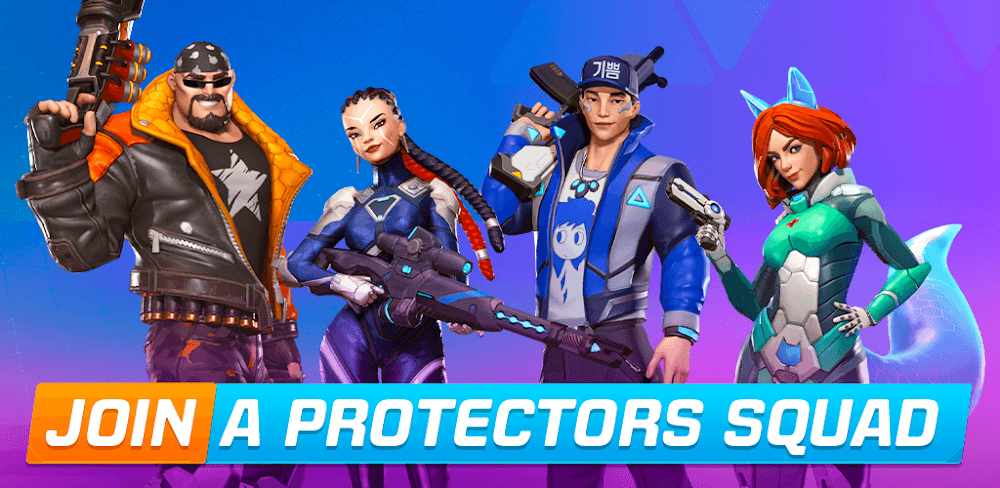 Protectors: Shooter Legends v1.1.2 MOD APK (Unlimited Ammo)