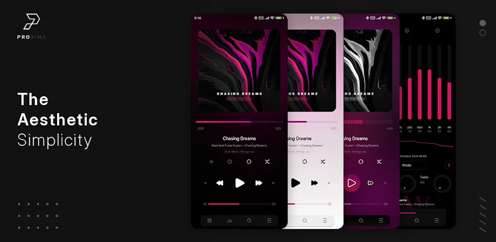 Proxima - Poweramp Skin v2.6.5 APK (Full Version)