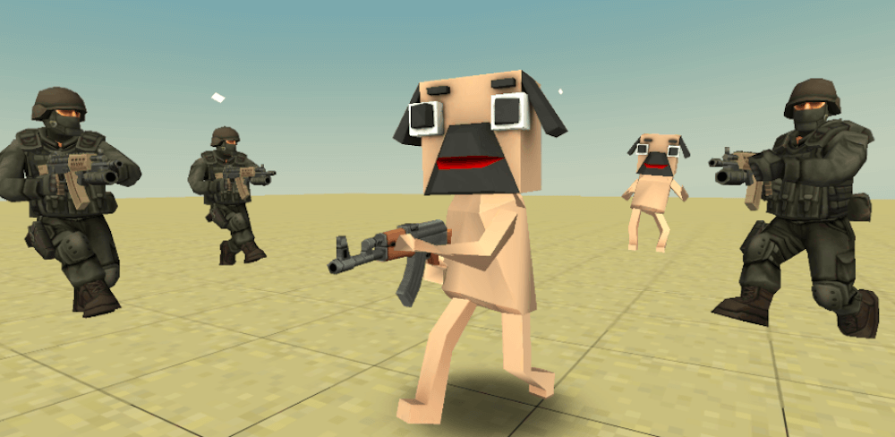 PugWars v1.4.41 MOD APK (God Mode, Free Shopping)