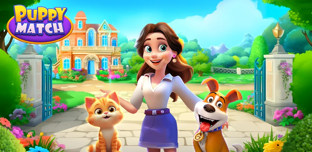 Puppy Match : Match 3 Game v1.6.5 MOD APK (Game Speed)
