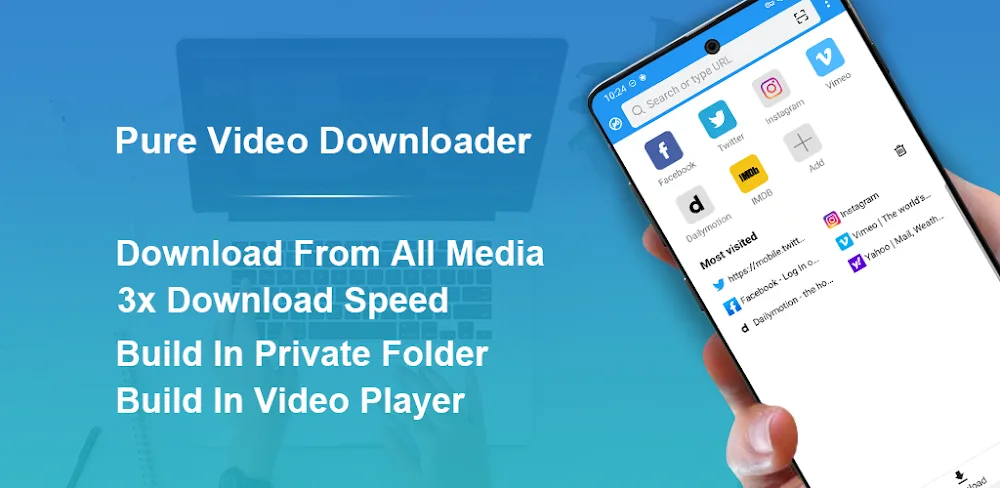 Pure Video Downloader v3.0.31 MOD APK (Premium Unlocked)