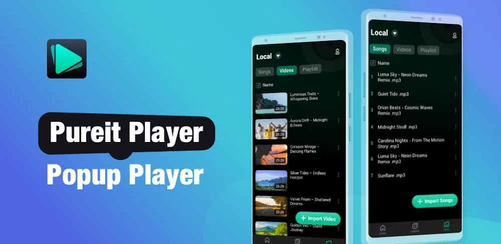 Pureit player v5.5.95.004 MOD APK (Premium Unlocked)