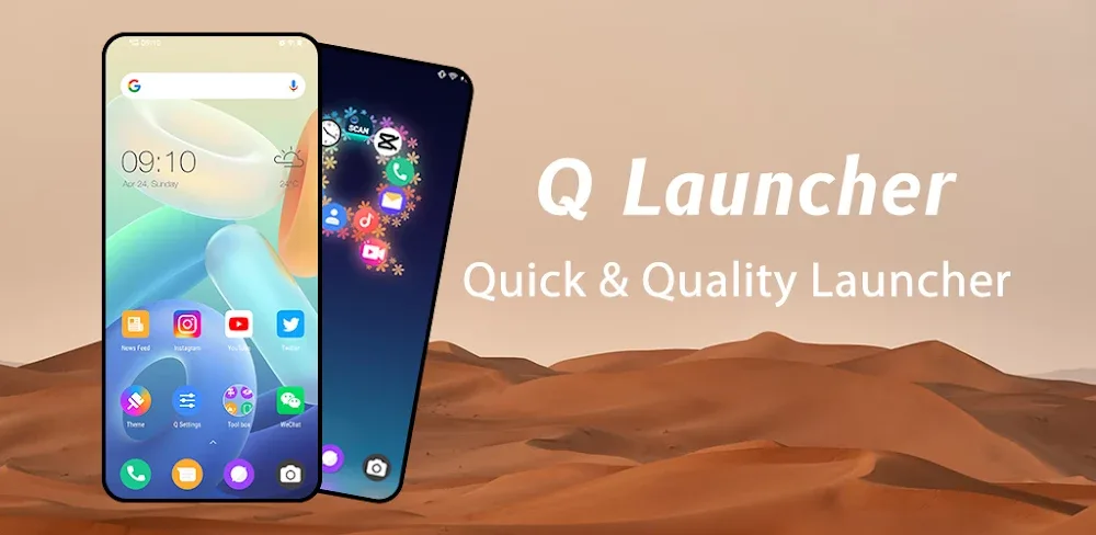 Quick Launcher for Android 15 v12.4 MOD APK (Premium Unlocked)