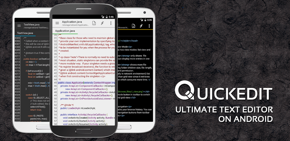 QuickEdit Text Editor Pro v1.12.5 MOD APK (Pro Unlocked)