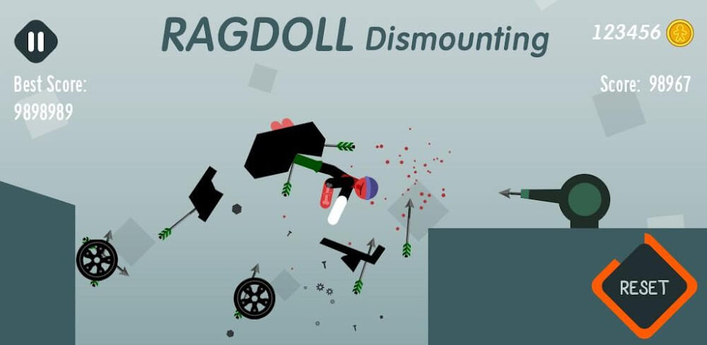 Ragdoll Dismounting v1.120 MOD APK (Unlimited Money, Unlocked)