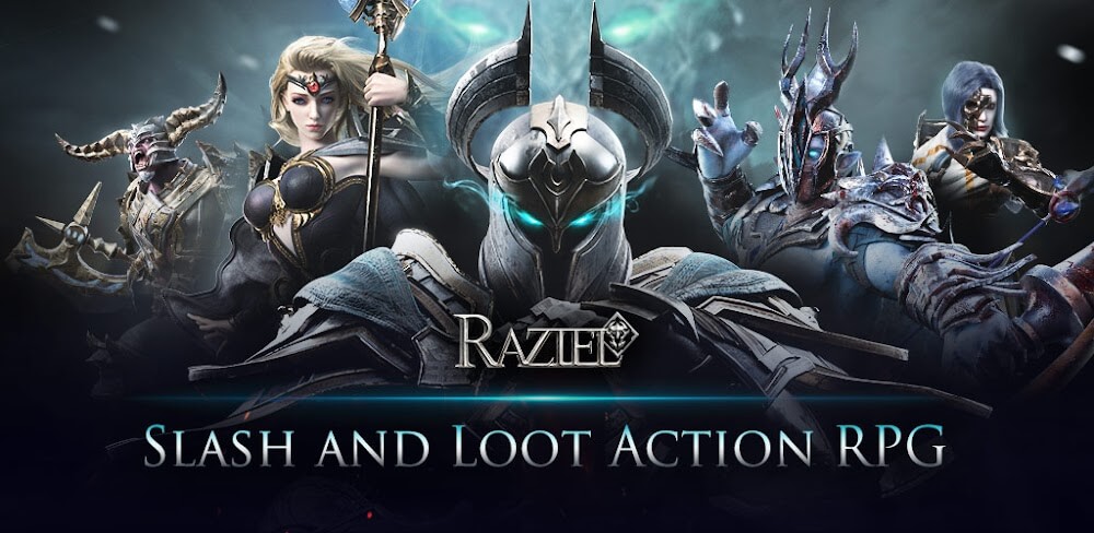 Raziel: Dungeon Arena v1.9.0 MOD APK + OBB (Damage, Defense, No Skill CD)