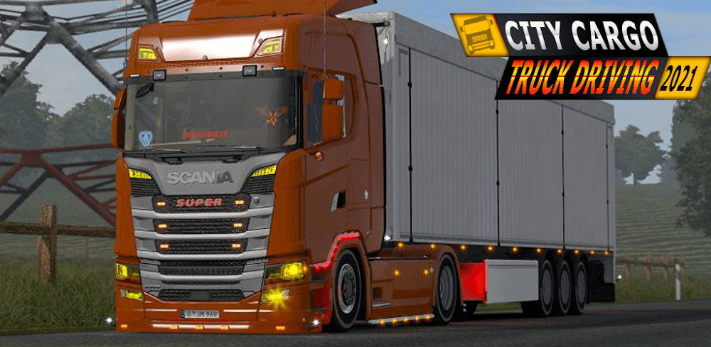 Real City Cargo Truck Driving v1.2 MOD APK (Speed Game)