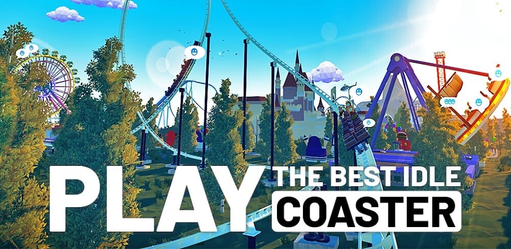 Real Coaster: Idle Game v1.0.710 MOD APK (Free Shopping)