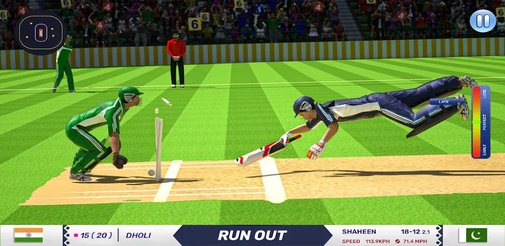 Real World T20 Cricket Games v1.0.34 MOD APK (Menu, Dumb Fielders, Always Out, No Ball)