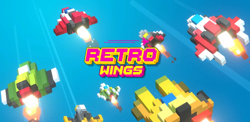 Retro Wings: Shoot 'Em Up v0.0.48 MOD APK (Menu, No Decrease of Gold, Gems, XP)