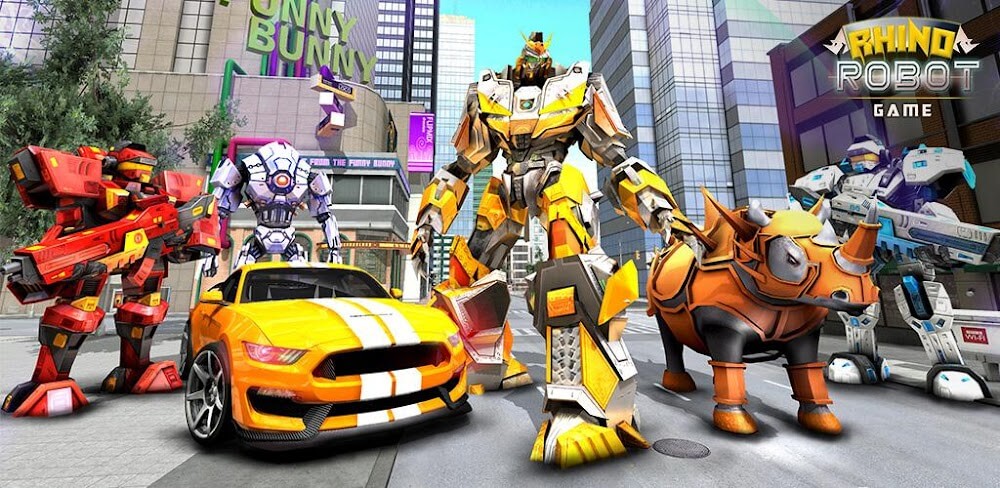 Rhino Robot Games: Robot Wars v1.36 MOD APK (God Mode)