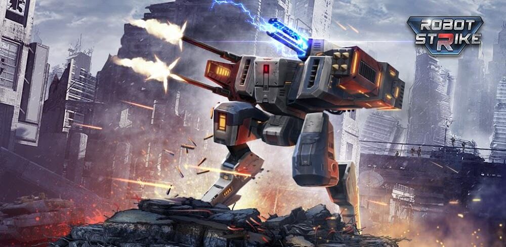 Robot Strike 3D v2.0 MOD APK (Unlimited Money, Max Level)