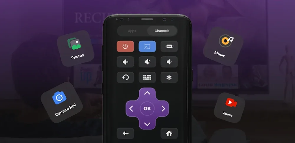 Rokie - Roku TV Remote Control v3.1.0 MOD APK (Premium Unlocked)
