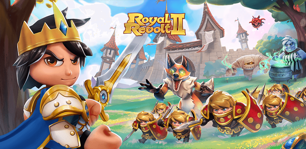 Royal Revolt 2 v11.8.0 MOD APK (God Mode/Dumb Enemies)