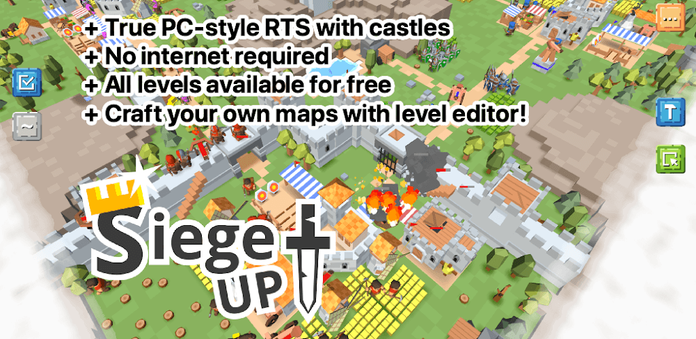 RTS Siege Up v1.3.32 MOD APK (Unlimited Resources)