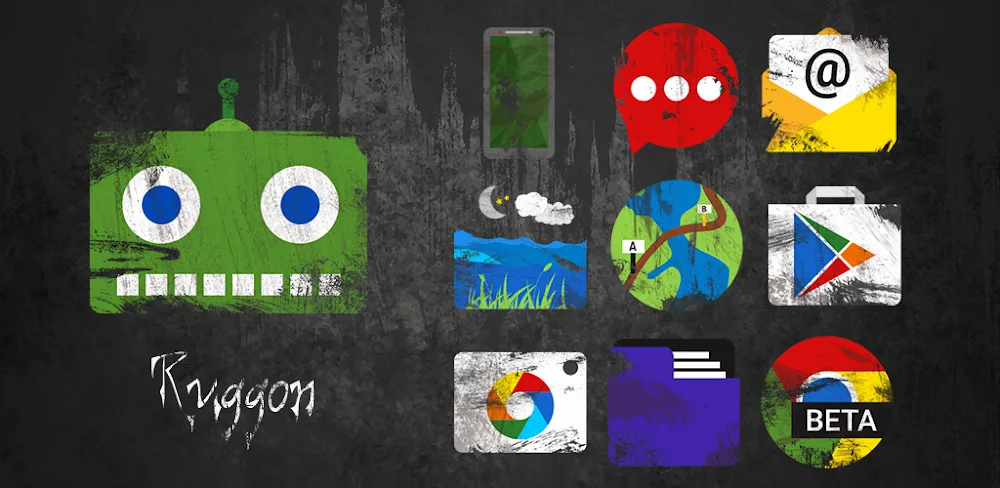Ruggon - Icon Pack v5.6.4 APK (Full Version)