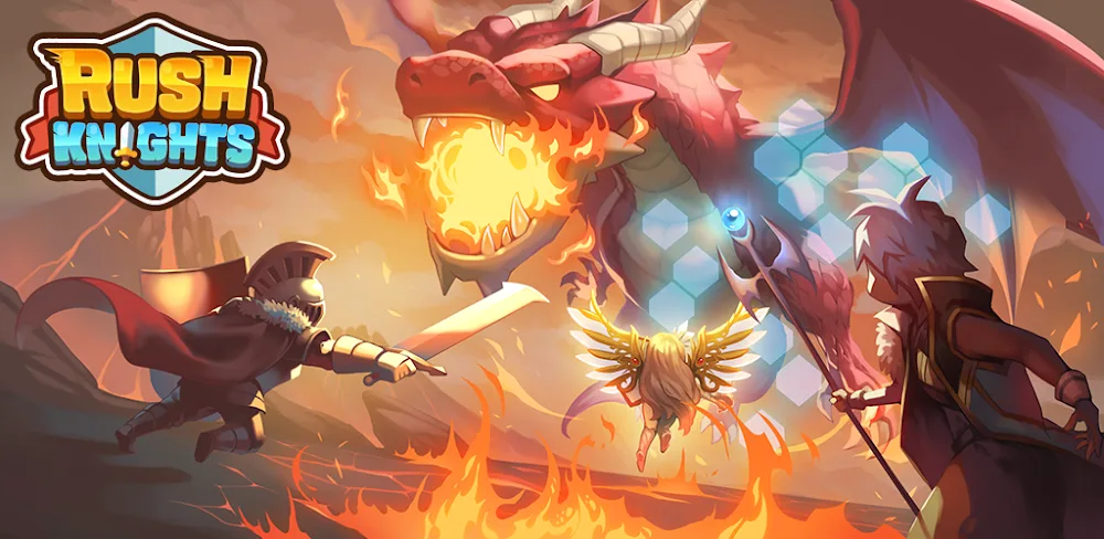 Rush! Knights v1.3.120 MOD APK (Menu, Dump Enemy, Freeze Enemy, Damage)