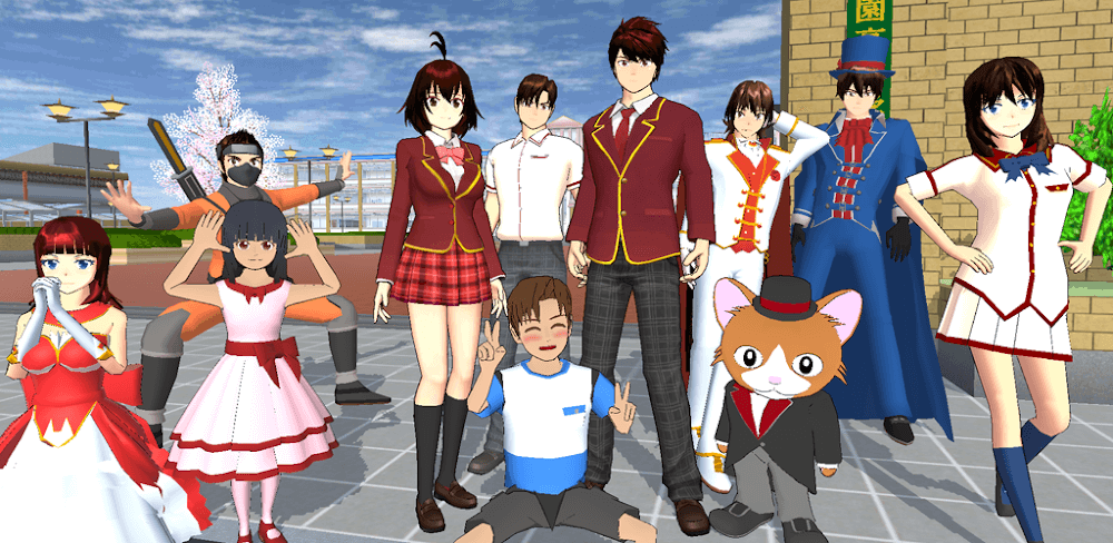 SAKURA School Simulator v1.047.10 APK (Mega Menu/Unlocked/Money)
